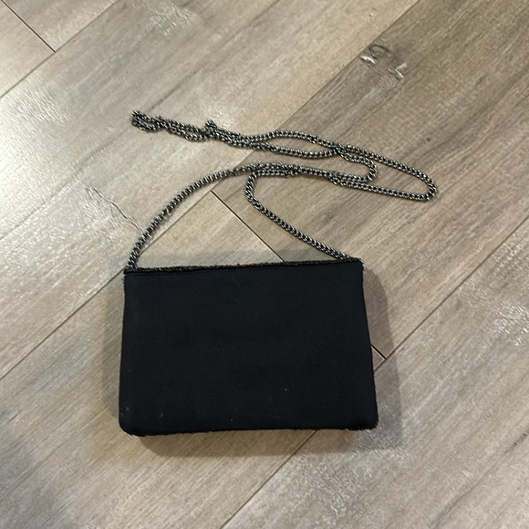 Beaded black mini bag/ clutch - Picture 2 of 9